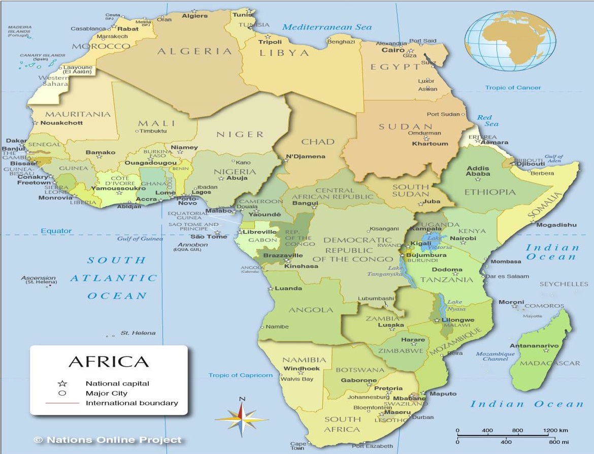 Map of Africa